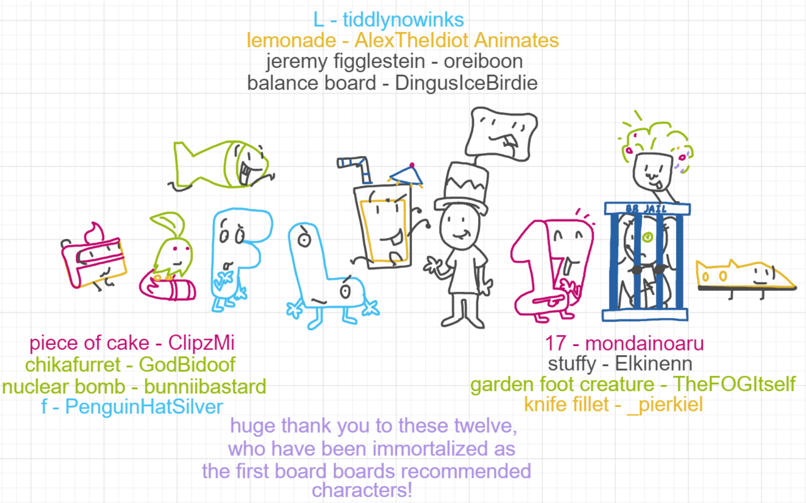 A panel from What's The Point, episode five of the Board Boards object show by Furretwalk/WalkingFurret.